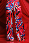 Blazing Romance Satin Pants